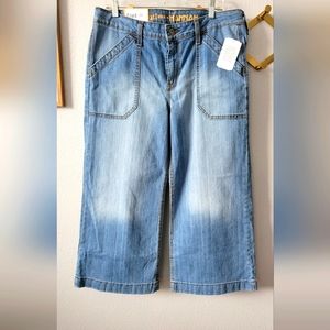 Cruel denim wide leg crop